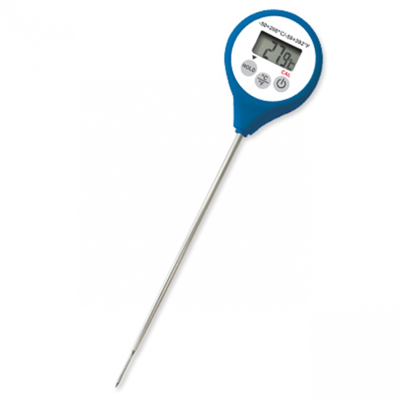 "HACCP" BLUE DIGITAL THERMOMETER WATERPROOF & SELFCALIBRATING, ALLA