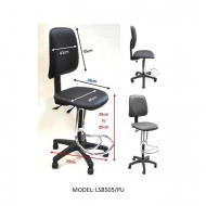 HIGH LAB CHAIR - V-SHAPED LEGREST (HIGH BACKREST)