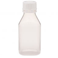 Bottles, Square, Narrow Neck, Polypropylene