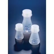 AZLON® Conical Flask, Screw Cap, Polypropylene
