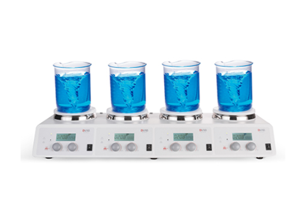 DLAB HP380-Pro LCD 4-Channel Digital Magnetic Hotplate Stirrer