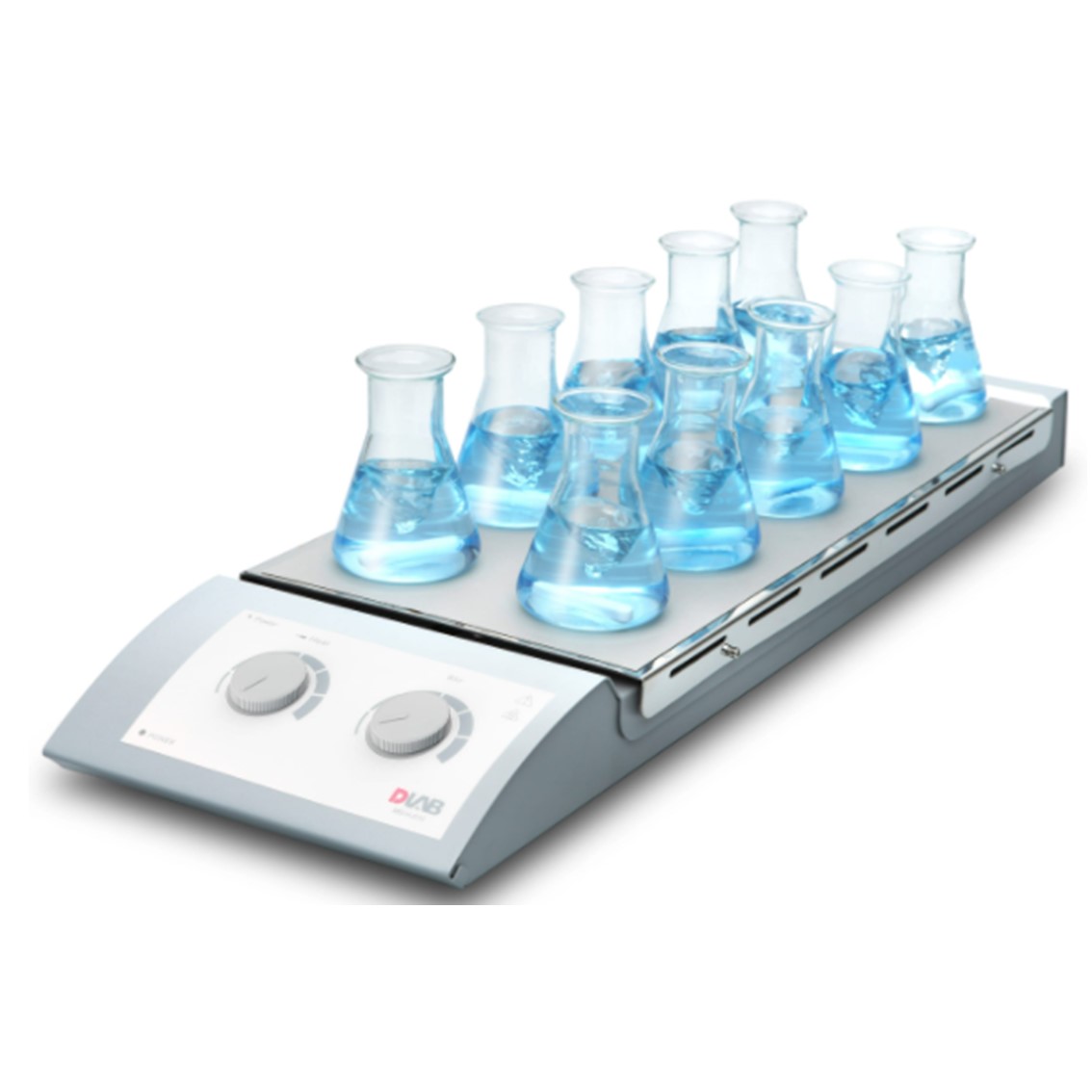 DLAB MS-H-S10 10-Position Magnetic Hotplate Stirrer