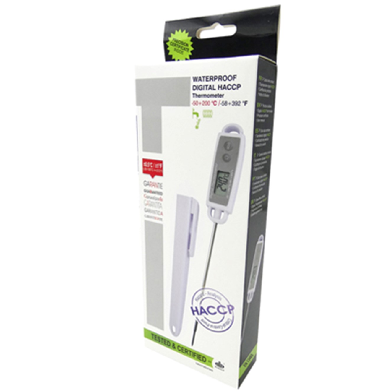 "HACCP" DIGITAL THERMOMETER - IP67, -50 + 200 ° C