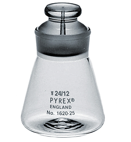 PYREX® 25 mL Hubbard-Carmick Specific Gravity Bottle with Standard Taper Stopper