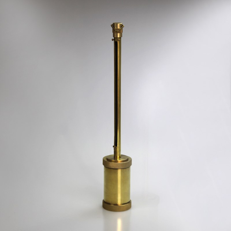 THERMOMETER HOLDER SAMPLER , 200ML, BRASS MATERIAL (FOR 305MM THERMOMETER, THERMOMETER NOT INCLUDED)