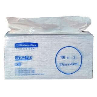 KIMBERLY CLARK WYPALL®  28081 L30 Pop Up Wipers (10 packs per carton)