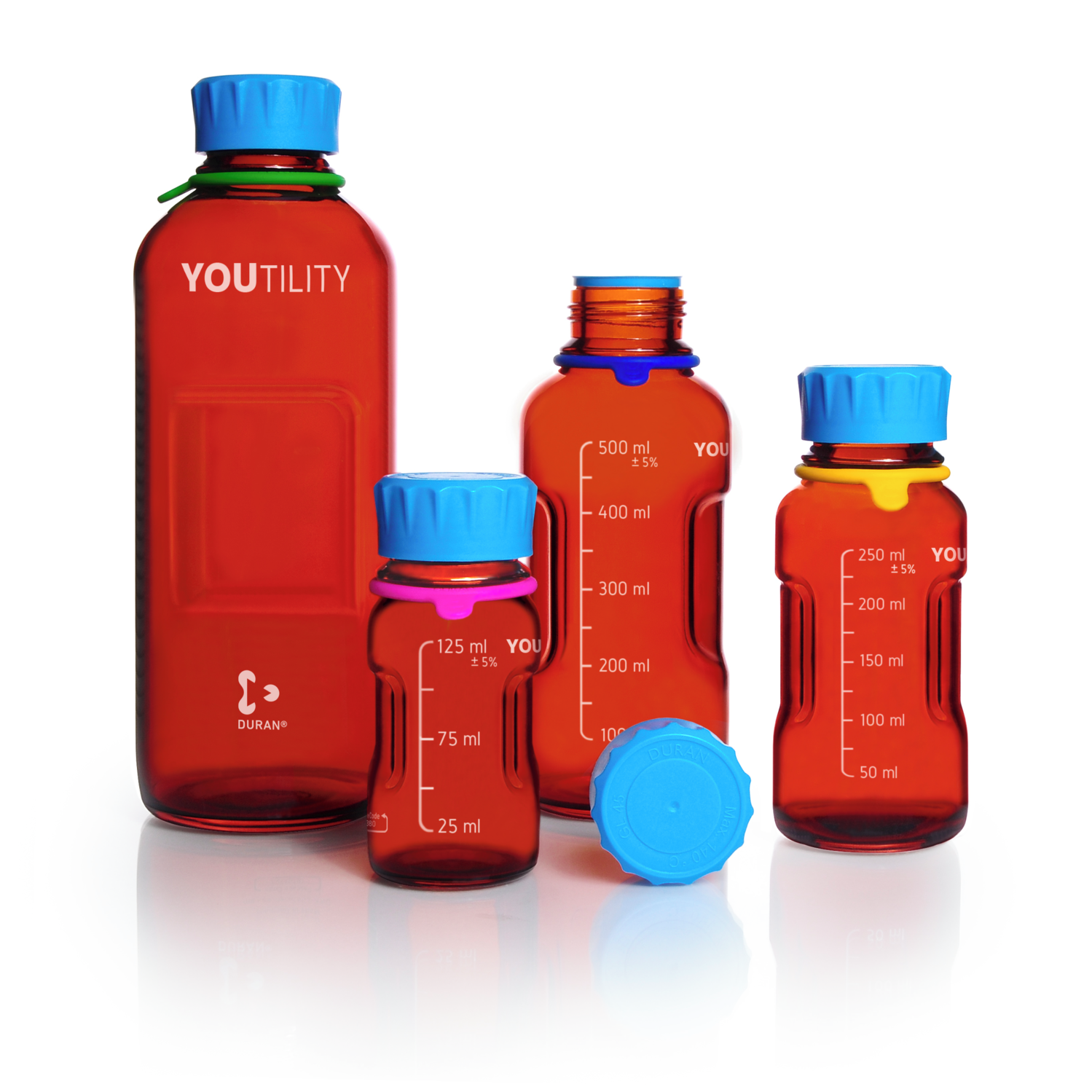 DURAN® YOUTILITY® GL 45 Laboratory Bottle, Amber