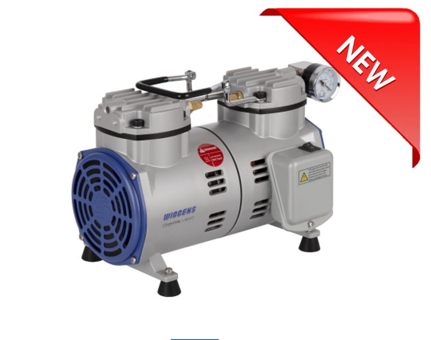 Wiggens Oil-Free Piston Vacuum Pump, 80L/min, V800
