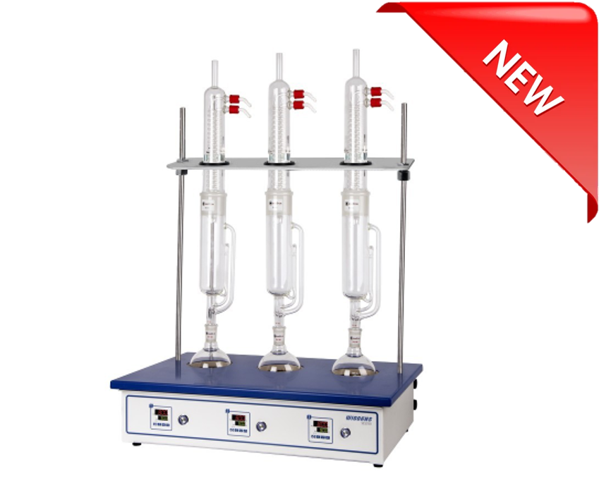 Wiggens Soxhlet Extraction System, 3-place,500ml with Stand, SES355