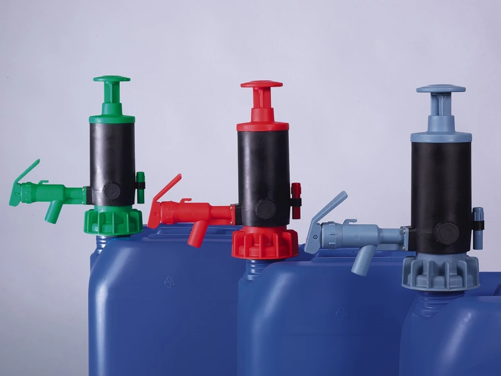 BURKLE PumpMaster Manual Hand Pump for Container/Carboy- For Petrochemical/Non aggressive liquid/ Acid & chemical