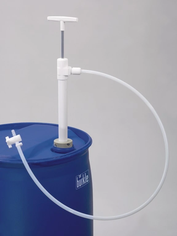 BURKLE Ultrapure PTFE Barrel/Drum pumps  with Discharge Hose