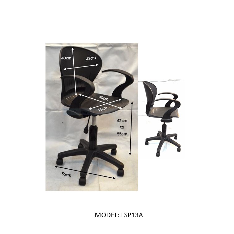 STUDENT STOOL - PP WITH HANDREST