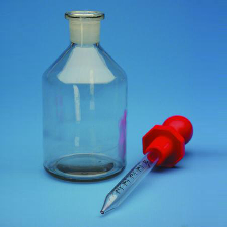 Dropping Bottles with Graduated Pipette, Volac