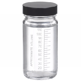 WHEATON® Graduated Specimen Bottles, Clear