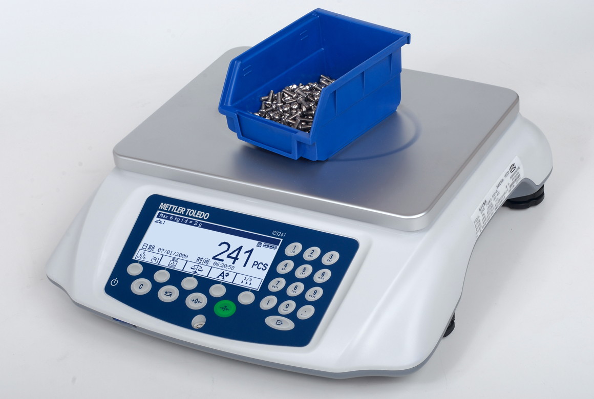 METTLER TOLEDO Compact Bench Scale, ICS241-06001 (6kg/0.2g)