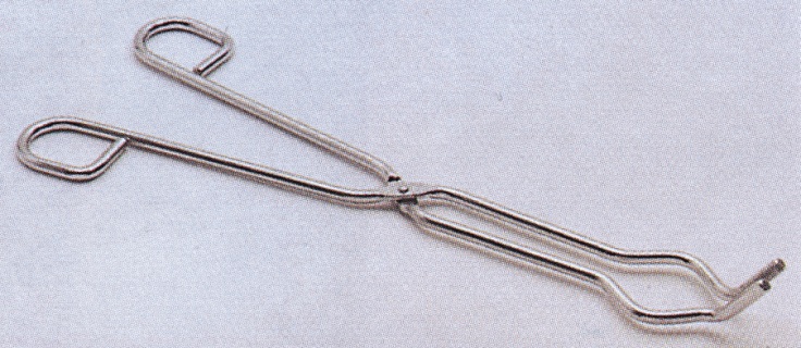 Crucible Tongs without Bow, Curved End