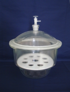Desiccator, Soda Glass, Vacuum with ground-in Stopcock