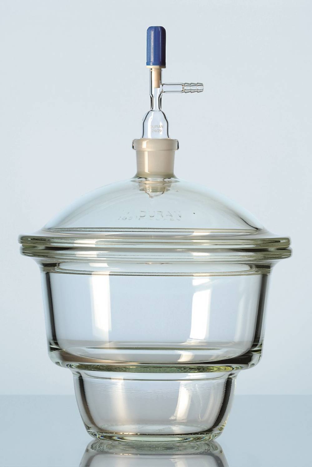 Desiccator, Borosilicate Glass, Vacuum with Stopcock, C24/29, Pyrex