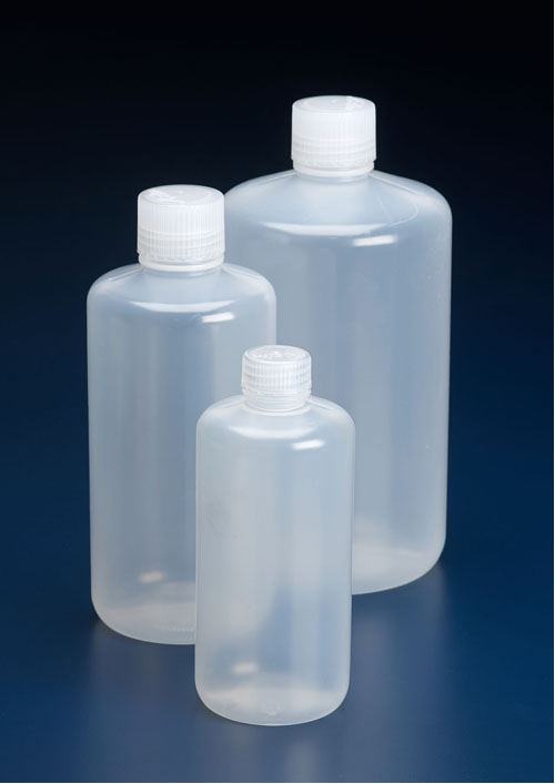AZLON® Bottles, Round, Narrow Neck, Polypropylene