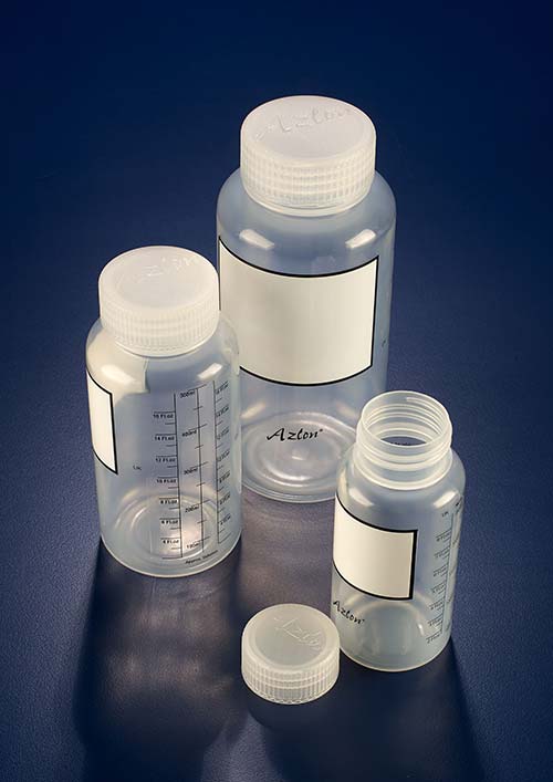 AZLON® Bottle, Graduated Bottle, PP with Write on Panel