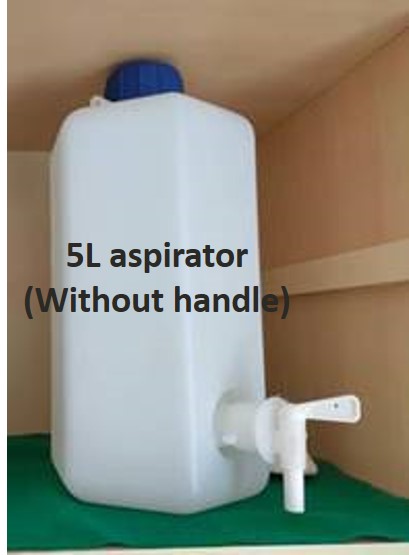 Aspirator Bottles with Tap ( Without Handle ), HDPE