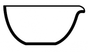 Basin, Evaporating, Deep Form, Silica