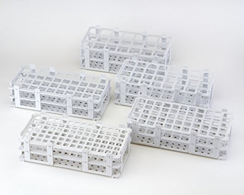 Azlon Test Tube Racks, Self Assembly, White Colour, Autoclaveable