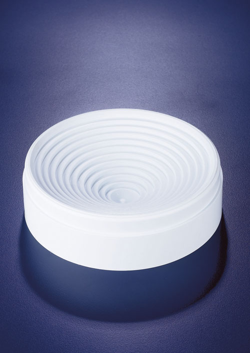 Azlon Flask Stand, Circular, White, Polypropylene