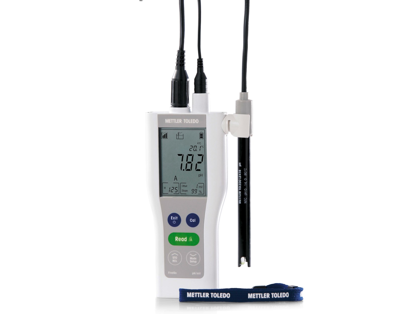 METTLER TOLEDO Portable pH & ORP Meter, F2-Standard, Mettler Toledo