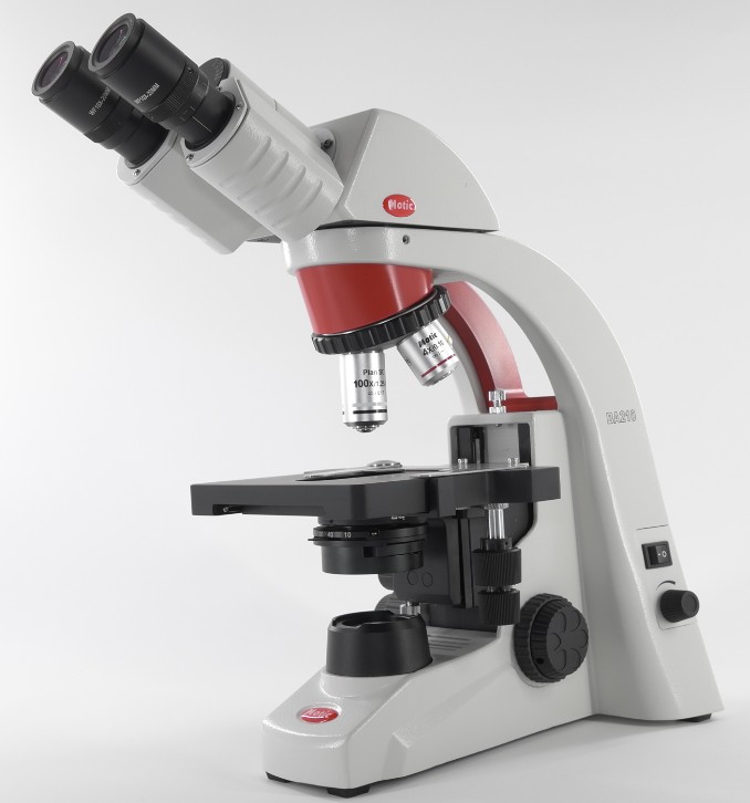 MOTIC BA210 RED Binocular Microscope