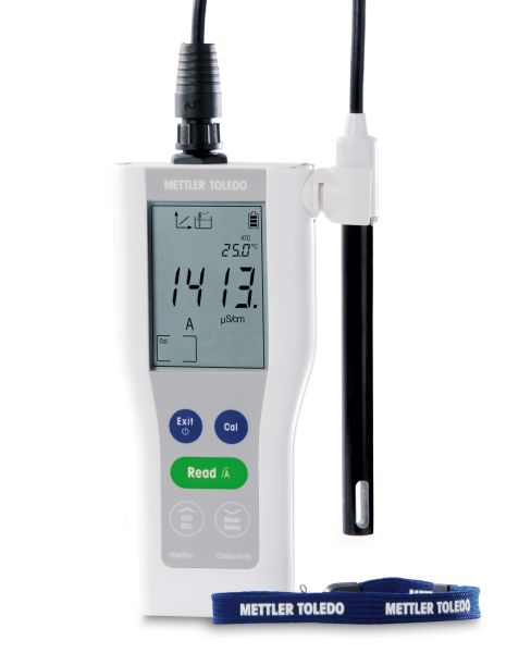 METTLER TOLEDO Portable Conductivity & TDS Meter, F3-Standard, Mettler Toledo