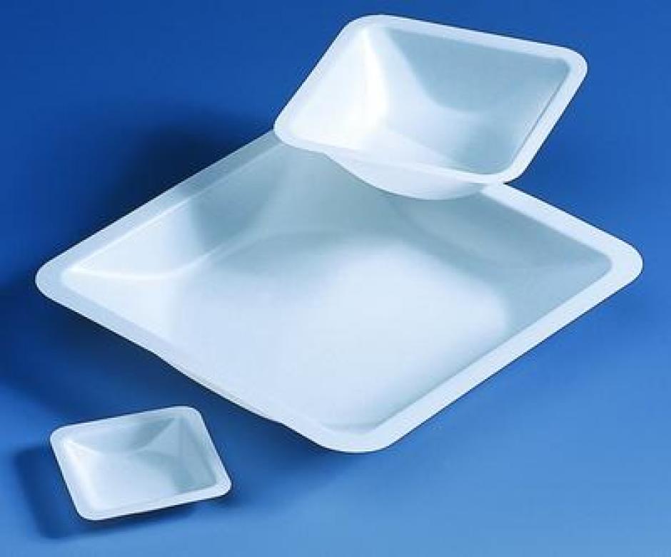 WHEATON® Weighing Boats, Square, White, Disposable, Antistatic