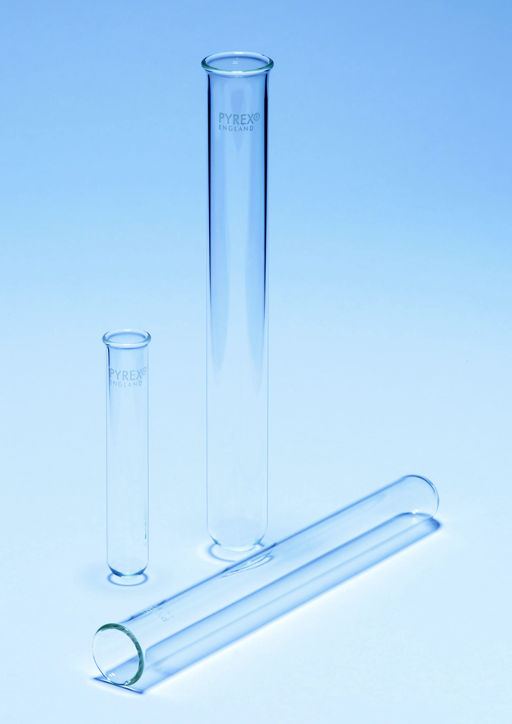 PYREX® Test Tubes, Medium Wall, with Rim