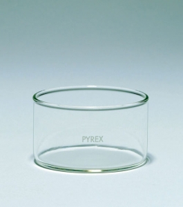 PYREX® Crystallising Dishes, Flat bottom, Plain Rim