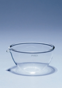 PYREX® Evaporating Dishes, Flat bottom, with Spout