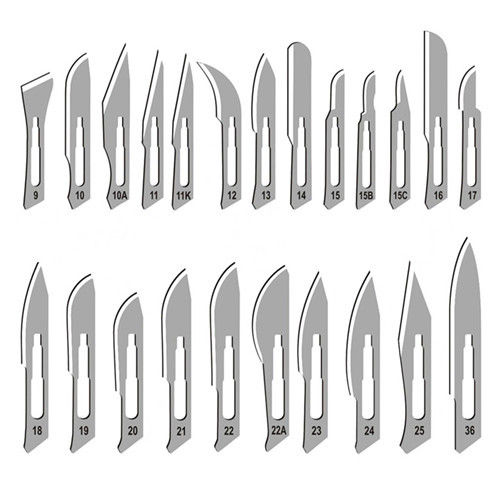 Surgical Scapel Blade, Carbon Steel