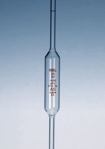 MBL Volumetric Pipettes, Bulb, One Mark, Class AS