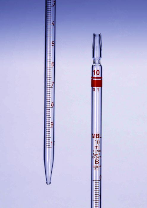 Measuring Pipettes, Graduated, Type 1, Work Cert, Class AS, MOQ : 2 UNITS