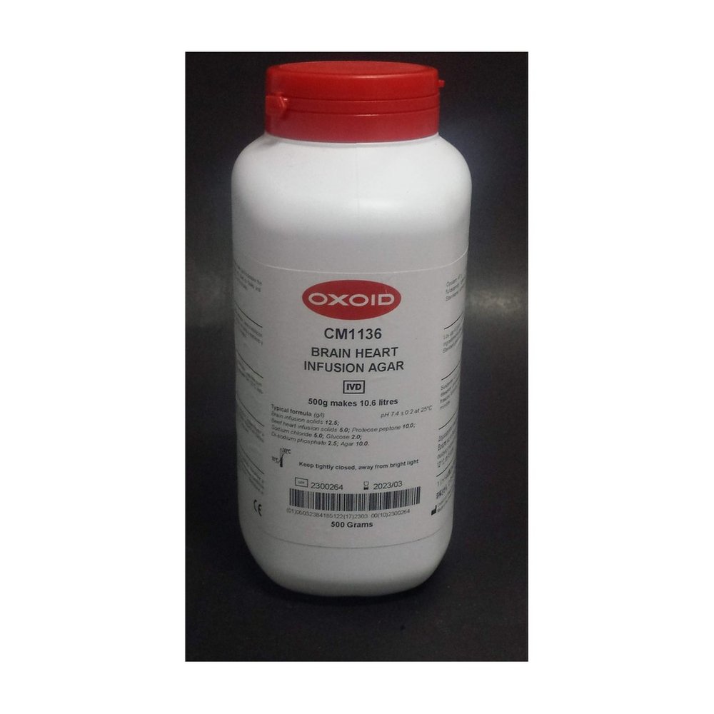 Brain Heart Infusion Agar, 500g, Oxoid