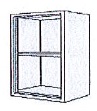 Open Shelve Wall Hung Cabinet